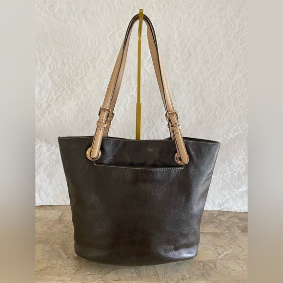 Michael Kors Dark brown/espresso leather tote shoulder bag - Picture 2 of 9